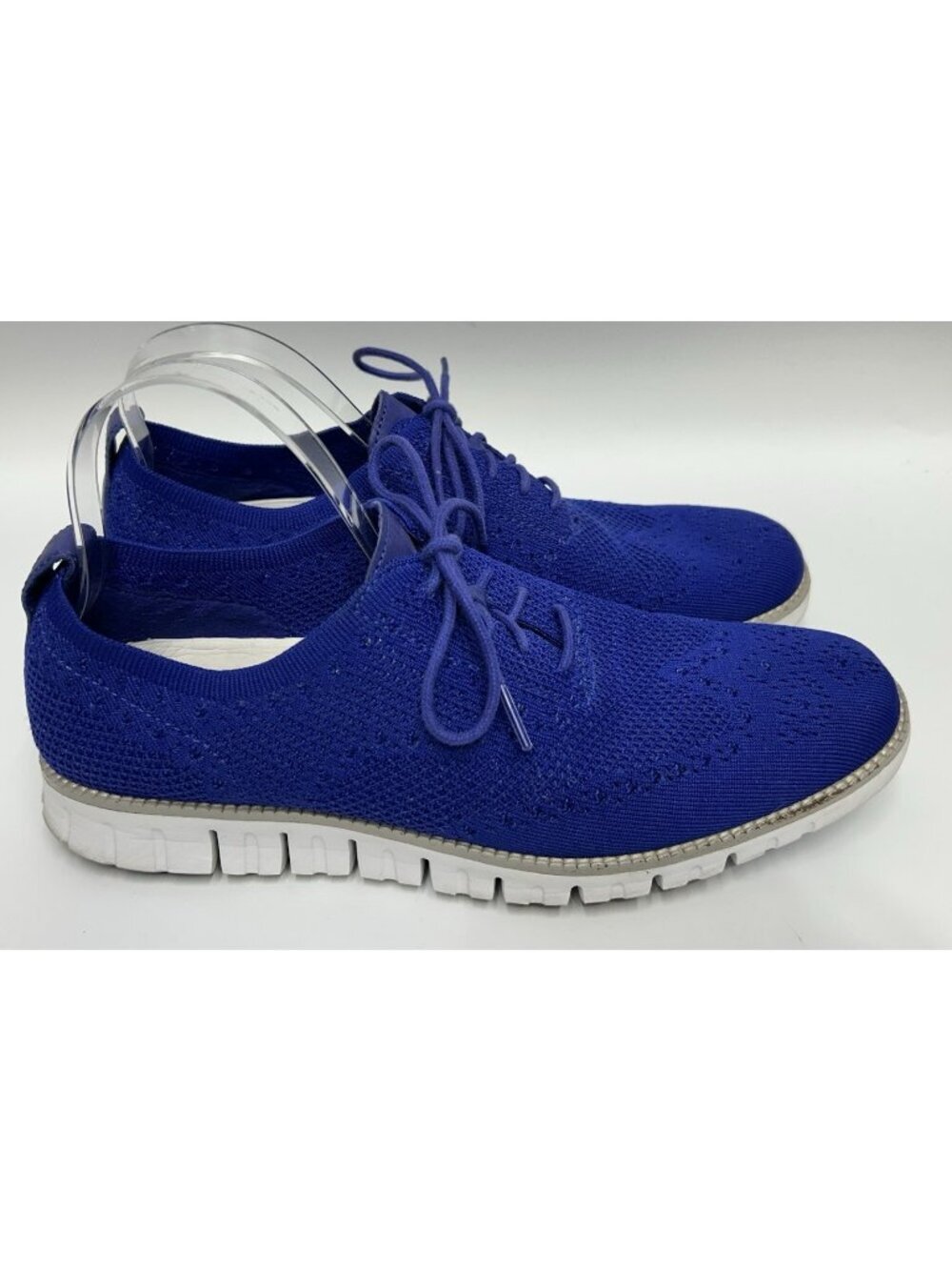 Cole Haan ZeroGrand Shoes Men’s 9.5 Stitchlite Wingtip Oxford Cobalt Blue C25855